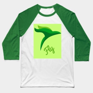 green bird logo Baseball T-Shirt